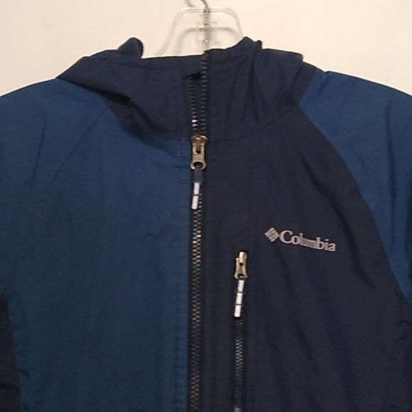 Columbia Kids Two-Tone Blue Omnitech Coat - size Small - Picture 3 of 8